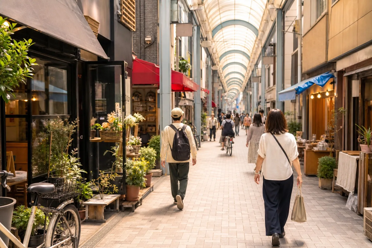 戸越銀座商店街を歩きながら、夏に増える「実家の風通し」の話